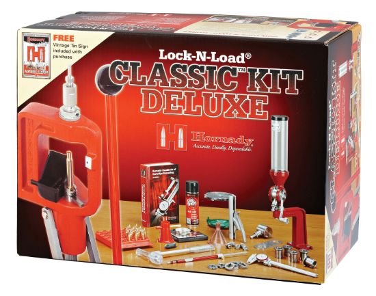 Picture of Hornady 085010 Lock-N-Load Classic Deluxe Kit Cast Iron Hard Plastic 