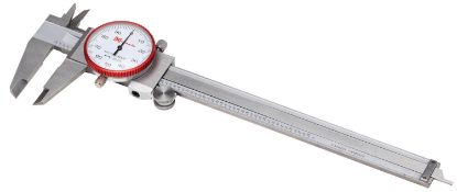 Picture of Hornady 050075 Dial Caliper Silver Multi Caliber Stainless Steel Includes Storage Case 