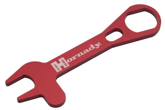 Picture of Hornady 396495 Lock-N-Load Deluxe Die Wrench Red Multi Caliber Metal 