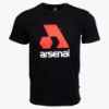 Picture of Arsenal Large Black Cotton Relaxed Fit Logo T-Shirt