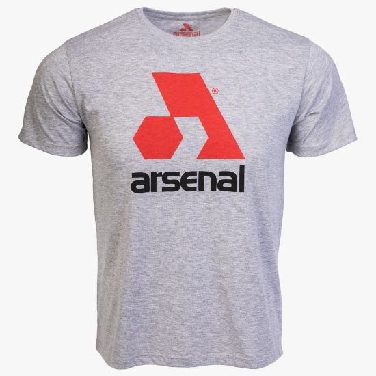 Picture of Arsenal Large Gray Cotton Relaxed Fit Logo T-Shirt