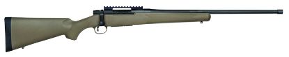 Picture of Mossberg 27873 Patriot Predator 243 Win Caliber With 5+1 Capacity, 22" Threaded/Fluted Barrel, Matte Blued Metal Finish & Flat Dark Earth Synthetic Stock Right Hand (Full Size) 