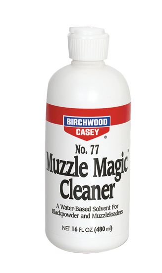 Picture of Birchwood Casey 33745 Muzzle Magic Cleaner No.77 16 Oz. Squeeze Bottle 