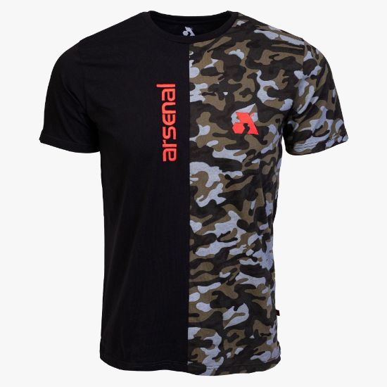 Picture of Arsenal Large Black / Camo Cotton Relaxed Fit T-Shirt