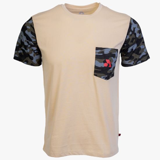 Picture of Arsenal Medium Beige / Camo Cotton Expedition T-Shirt