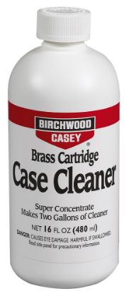 Picture of Birchwood Casey 33845 Brass Cartridge Case Cleaner 16 Oz. Bottle 