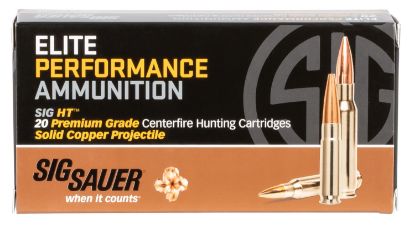 Picture of Sig Sauer E308h120 Elite Copper Hunting 308 Win 150 Gr Copper Solid 20 Per Box/ 10 Case 