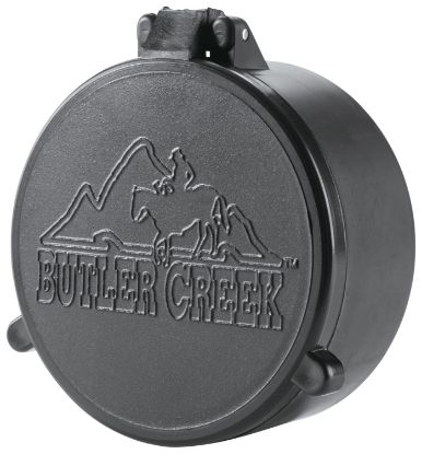 Picture of Butler Creek 30010 Flip-Open Objective Scope Cover 25.40Mm Obj. Size 01 Black Polymer 