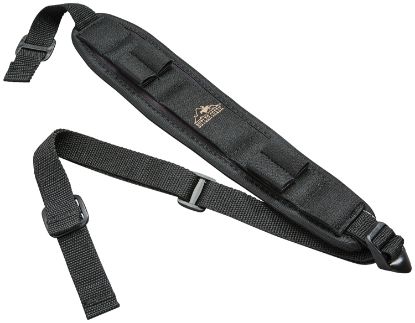 Picture of Butler Creek 80033 Comfort Stretch Alaskan Magnum Rifle Sling Black Neoprene W/Non-Slip Grippers 20"-46" Oal 2.50" Wide Adjustable Design Shell Loops 