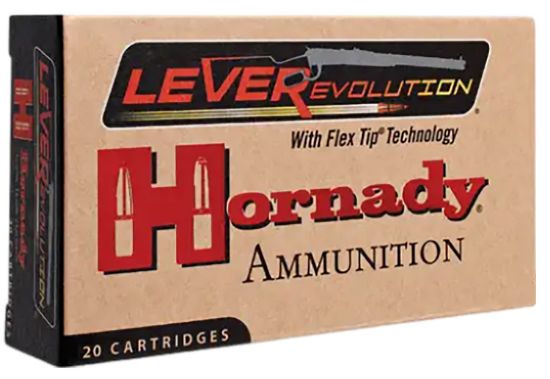 Picture of Hornady 82747 Leverevolution 45-70 Gov 325 Gr Flex Tip Expanding 20 Per Box/ 10 Case 