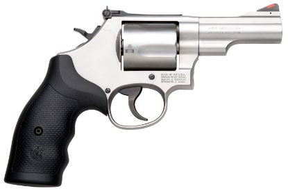 Picture of Smith & Wesson 10064 Model 69 Combat Magnum 44 Rem Mag Stainless Steel 2.75" Barrel, 5Rd Cylinder & L-Frame, Full Length Extractor Rod, Internal Lock 