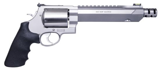 Picture of Smith & Wesson 11626 Performance Center 460 Xvr 460 S&W Mag 5Rd 7.50" Stainless Steel Black Polymer Grip 