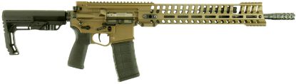 Picture of Patriot Ordnance Factory 01145 P415 Edge 223 Rem,5.56X45mm Nato 16.50" 30+1 Burnt Bronze Rec Black 6 Position Mft Stock/Grip 