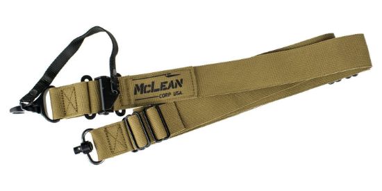 Picture of Mclean Corp Coyote Brown Dynamic Retention Sling Qd Swivel