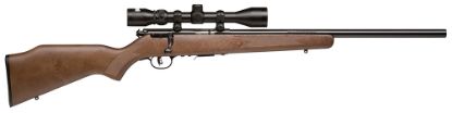 Picture of Savage Arms 96222 93R17 Gvxp 17 Hmr Caliber With 5+1 Capacity, 21" Barrel, Matte Blued Metal Finish, Satin Hardwood Stock & Accutrigger Right Hand (Full Size) Includes 3-9X40mm Scope 