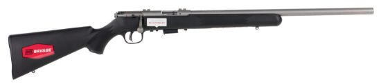 Picture of Savage Arms 94700 93 Fvss 22 Wmr Caliber With 5+1 Capacity, 21" Heavy Barrel, Matte Stainless Metal Finish, Matte Black Synthetic Stock & Accutrigger Right Hand (Full Size) 