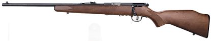 Picture of Savage Arms 95700 93 G 22 Wmr Caliber With 5+1 Capacity, 21" Barrel, Matte Blued Metal Finish, Satin Hardwood Stock & Accutrigger Left Hand (Full Size) 