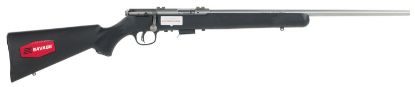 Picture of Savage Arms 96712 93R17 Fss 17 Hmr Caliber With 5+1 Capacity, 21" Barrel, Matte Stainless Metal Finish, Matte Black Synthetic Stock & Accutrigger Right Hand (Full Size) 