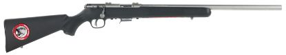 Picture of Savage Arms 96703 93R17 Fvss 17 Hmr Caliber With 5+1 Capacity, 21" Heavy Barrel, Matte Stainless Metal Finish, Matte Black Synthetic Stock & Accutrigger Right Hand (Full Size) 