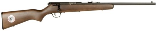 Picture of Savage Arms 60702 Mark I G 22 Short, 22 Long Or 22 Lr Caliber With 1Rd Capacity, 19" Barrel, Satin Blued Metal Finish, Satin Hardwood Stock & Accutrigger Right Hand (Youth) 