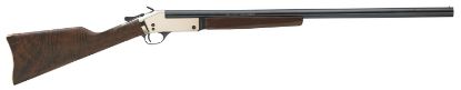 Picture of Henry H015b12 Single Shot 12 Gauge With 28" Blued Barrel, 3.5" Chamber, 1Rd Capacity, Polished Brass Metal Finish & American Walnut Stock Right Hand (Full Size) 