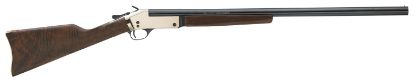 Picture of Henry H015b4570 Single Shot 45-70 Gov Caliber With 1Rd Capacity, 22" Blued Barrel, Polished Brass Metal Finish & American Walnut Stock, Right Hand (Full Size) 