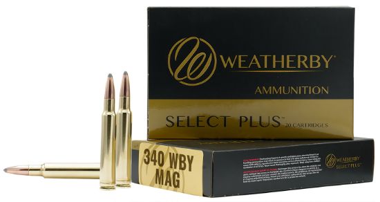 Picture of Weatherby B340225ttsx Select Plus 340 Wthby Mag 225 Gr Barnes Tipped Tsx Lead Free 20 Per Box/ 10 Case 