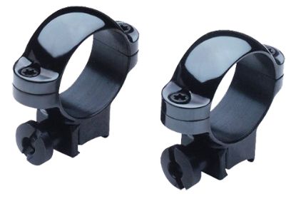 Picture of Burris 420072 Rimfire And Airgun Rings Black Gloss 1" Medium 