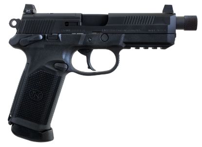 Picture of Fn 66981 Fnx Tactical 45 Acp 5.30" Threaded Barrel 10+1 , Matte Black , Manual Safety , Night Sights , Optics Ready 