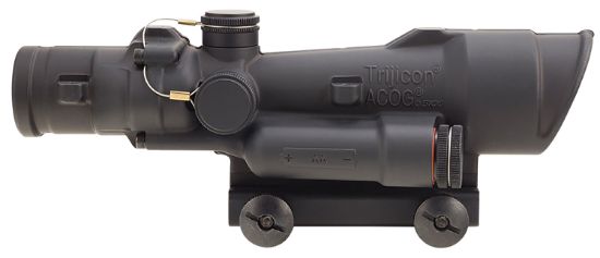 Picture of Trijicon 100502 Acog Matte Black 3.5X 35Mm 30Mm-35Mm Tube Led Illuminated Green Crosshair 308/7.62 Bdc Reticle 