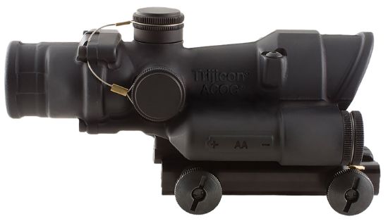 Picture of Trijicon 100432 Acog 4X 32Mm Obj 36.80 Ft @ 100 Yds Fov Matte Black Finish Led Illuminated Green Crosshair 300 Blk 