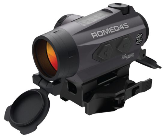 Picture of Sig Sauer Electro-Optics Sor43021 Romeo4s Graphite 1 X 20Mm 2 Moa Red Ballistic Circle Dot 