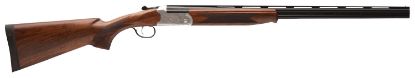 Picture of Stevens 22595 555 E 410 Gauge 3" 26" Over/Under Vent Rib Barrel, Silver Engraved Receiver, Oiled Turkish Walnut Stock, Includes Five Chokes 