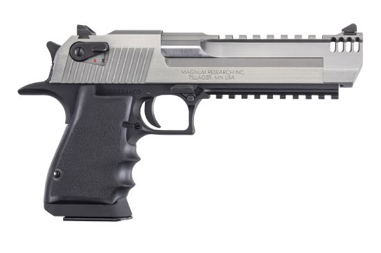 Picture of Magnum Research De44asimb Desert Eagle Mark Xix L6 44 Rem Mag 6" 8+1 Black Hardcoat Anodized Aluminum Frame Stainless Steel Slide Black Polymer Grip 