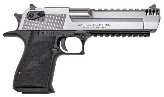 Picture of Magnum Research De357asimb Desert Eagle Mark Xix L6 357 Mag 6" 9+1 Black Hardcoat Anodized Aluminum Frame Stainless Steel Slide Black Polymer Grip 