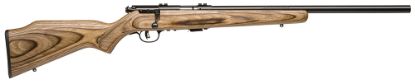 Picture of Savage Arms 25700 Mark Ii Bv 22 Lr Caliber With 5+1 Capacity, 21" Heavy Barrel, Matte Blued Metal Finish, Natural Brown Laminate Stock & Accutrigger Right Hand (Full Size) 