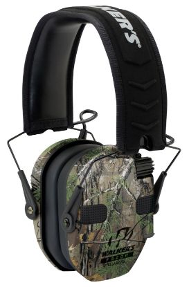Picture of Walker's Gwprseqmcmo Razor Slim Electronic Muff 23 Db Over The Head Realtree Xtra/Black Polymer 