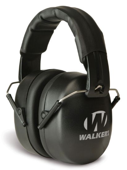 Picture of Walker's Gwpexfm3 Ext Range Shooting Muff 30 Db Over The Head Black Polymer 