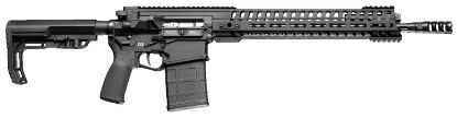 Picture of Patriot Ordnance Factory 01235 Revolution Gen4 7.62X51mm Nato 20+1 16.50" Nitride Treated Match Grade Barrel, Black Anodized Gen 4 Lower Receiver, Mission First Tactical Furniture, Ambidextrous 