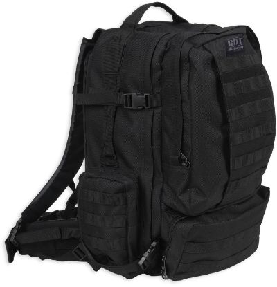Picture of Bulldog Bdt412b Bdt Tactical Backpack Large W/ Black Finish, 3 Main & 2 Accessory Compartments, Holds Up To 3 Hydration Bladders & Molle, Alice Compatible 