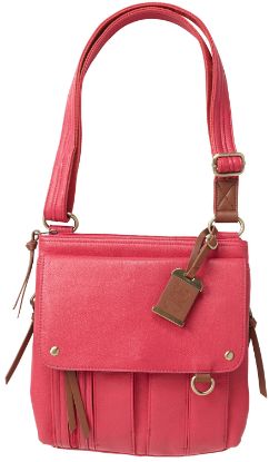 Picture of Bulldog Bdp036 Cross Body Purse W/Holster Pink Leather Most Sm Pistols & Revolvers Ambidextrous Hand 