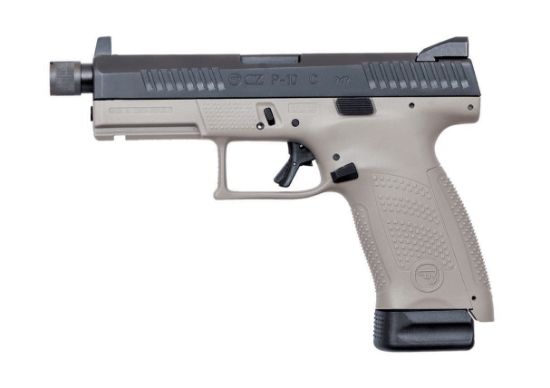 Picture of Cz P-10 C 9Mm Threaded Barrel Compact Grey Poly Frame Striker Fired Pistol 10Rd