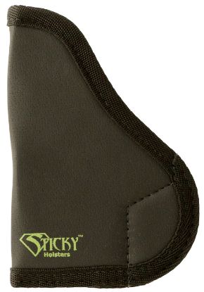 Picture of Sticky Holsters Sm1 Sm-1 Iwb Size 1 Black/Green Latex Free Rubber Fits Beretta Tomcat/Bobcat Fits 2.40-2.75" Barrel Ambidextrous 