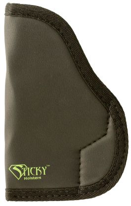 Picture of Sticky Holsters Md1 Md-1 Black/Green Latex Free Rubber Fits Small 9Mm Ambidextrous 