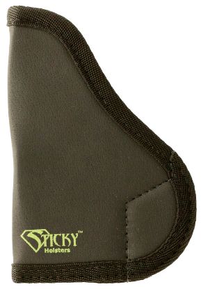 Picture of Sticky Holsters Md2 Md-2 Black/Green Latex Free Rubber Fits S&W Shield Ambidextrous 