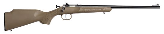 Picture of Crickett Ksa2235 Youth 22 Lr 1Rd 16.12" Blued Barrel & Receiver, Fixed Front/Adjustable Rear Peep Sights, Desert Tan Synthetic Stock W/11.5" Lop, Rebounding Firing Pin Safety 