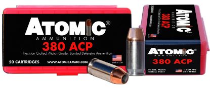 Picture of Atomic Ammunition 00414 Pistol Precision Craft 380 Acp 90 Gr Hollow Point 50 Per Box/ 10 Case 