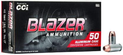 Picture of Cci 3477 Blazer Clean-Fire Handgun 40 S&W Lead Free 180 Gr Total Metal Jacket 50 Per Box/ 20 Case 