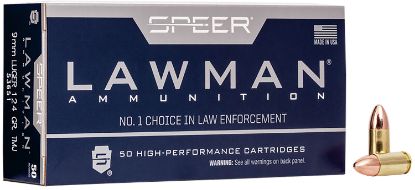 Picture of Speer 53651 Lawman 9Mm Luger 124 Gr Total Metal Jacket 50 Per Box/ 20 Case 