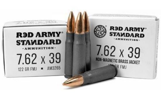 Picture of Red Army Standard 7.62X39mm 122 Grain Fmj Ammunition 1000 Rounds